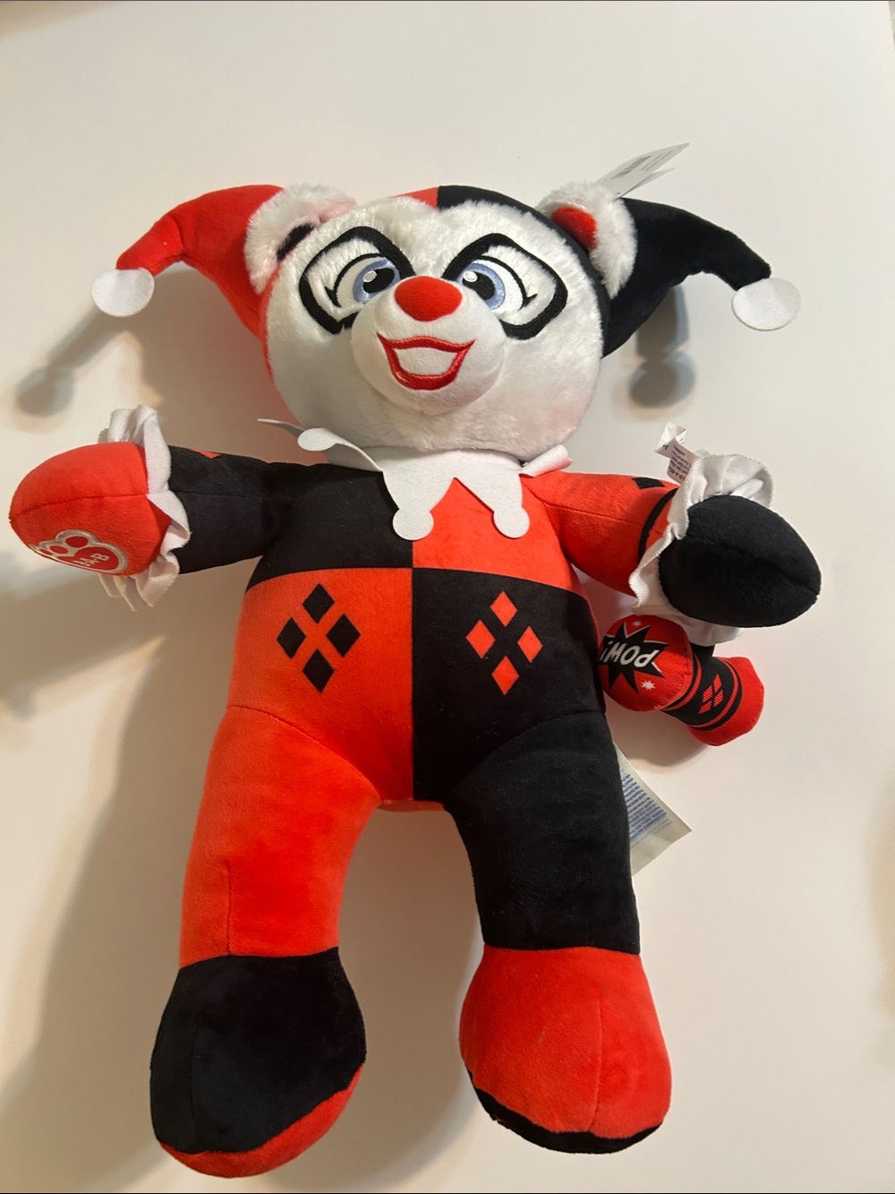 Build-A-Bear Red & Black Harley Quinn plush